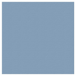 Couture Creations 12 X 12 Scrapbook Textured Cardstock - Blue Jay/Denim 216gsm