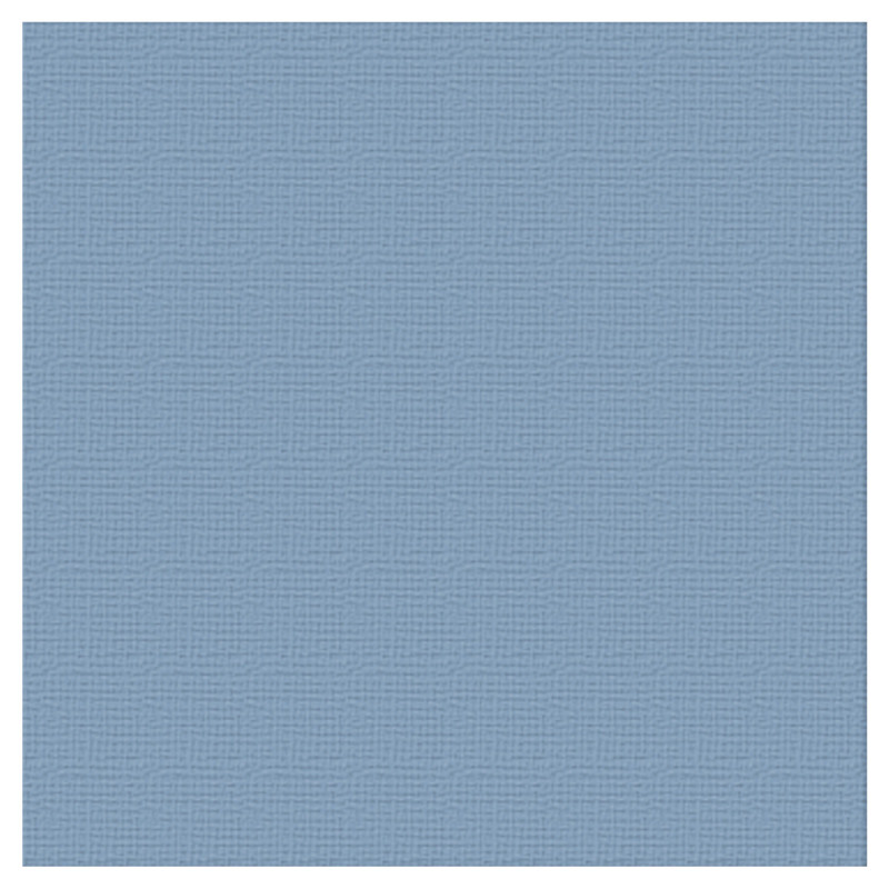 Couture Creations 12 X 12 Scrapbook Textured Cardstock - Blue Jay/Denim 216gsm