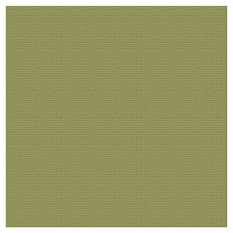 Couture Creations 12 X 12 Scrapbook Textured Cardstock - Olive/Battle Fatigue 216gsm