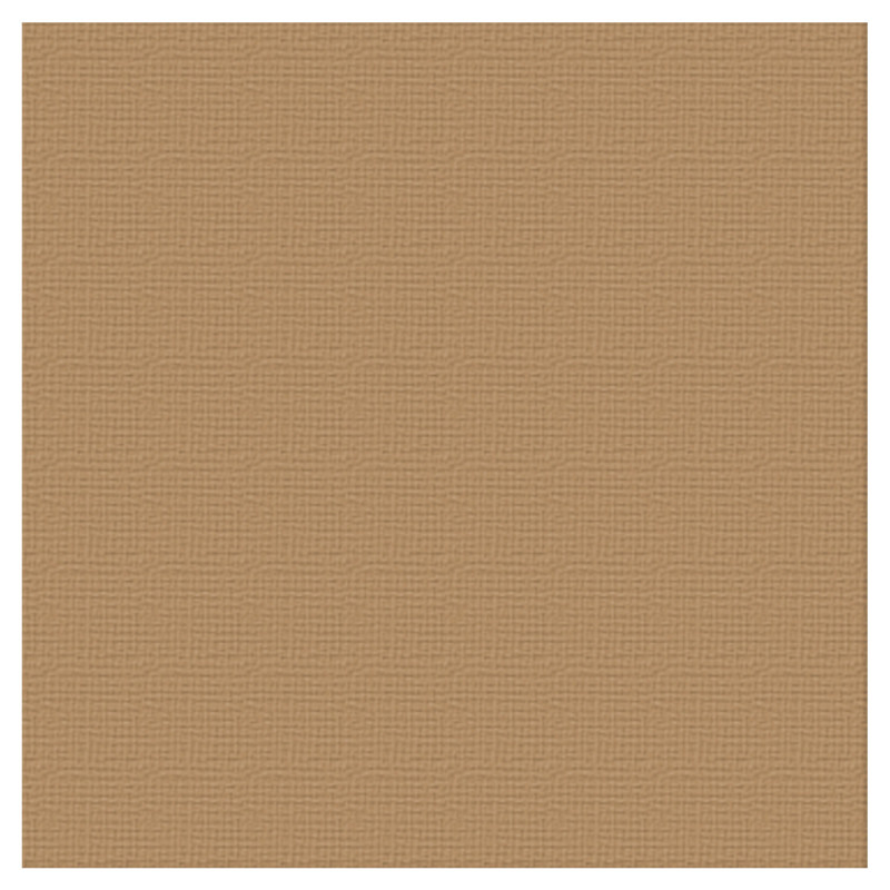 Couture Creations 12 X 12 Scrapbook Textured Cardstock - Caramel/Cinnamon 216gsm