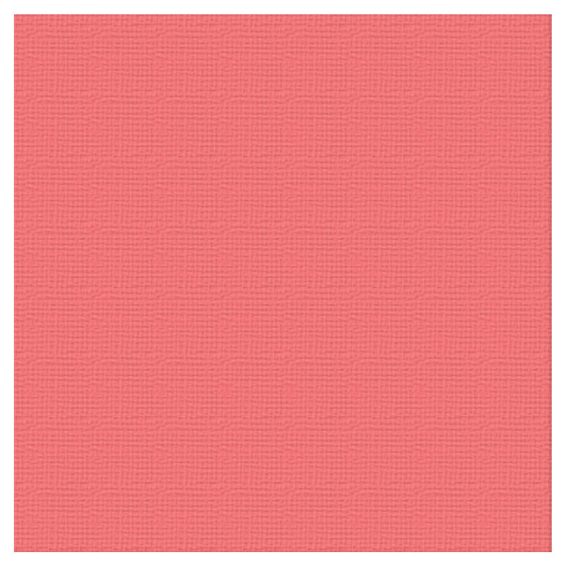 Couture Creations 12 X 12 Scrapbook Textured Cardstock - Cherry/Valentine 216gsm