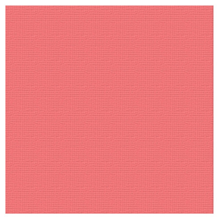 Couture Creations 12 X 12 Scrapbook Textured Cardstock - Cherry/Valentine 216gsm