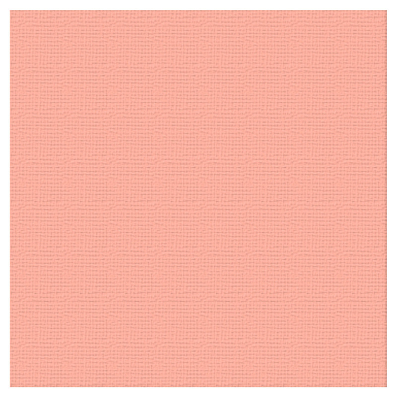 Couture Creations 12 X 12 Scrapbook Textured Cardstock - Peach/Coral Reef 216gsm