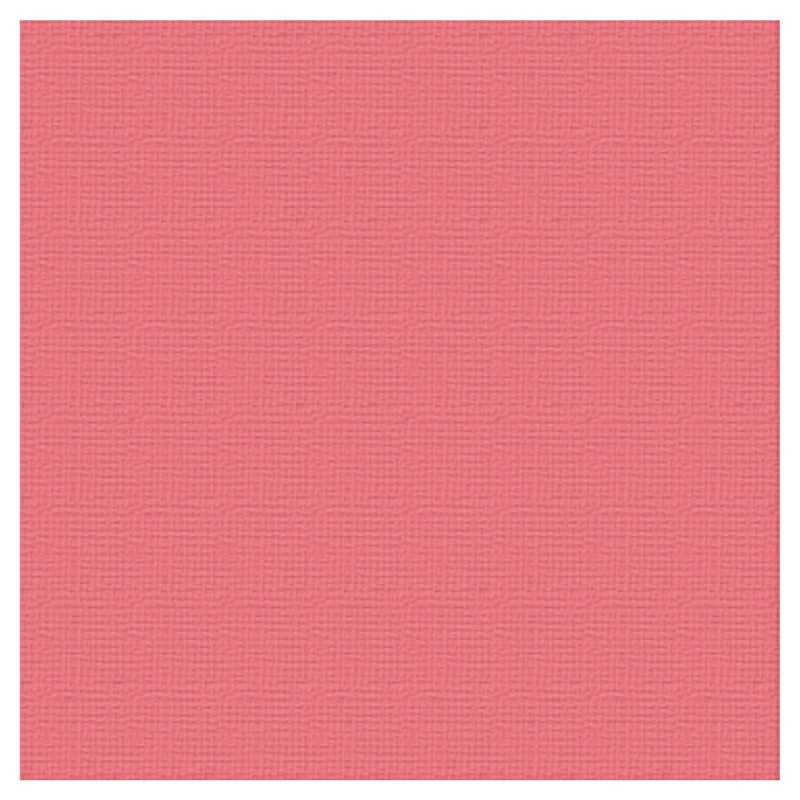 Couture Creations 12 X 12 Scrapbook Textured Cardstock - Raspberry/Raspberry Rush 216gsm