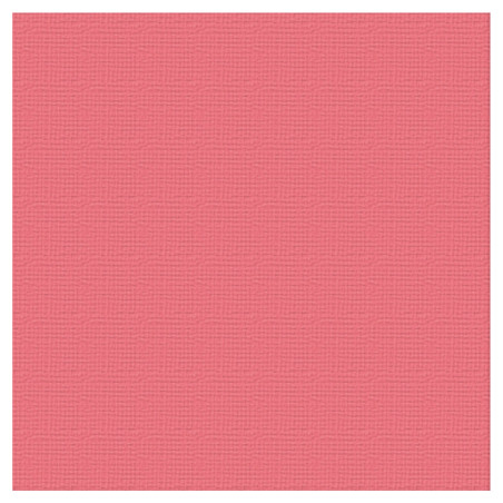 Couture Creations 12 X 12 Scrapbook Textured Cardstock - Raspberry/Raspberry Rush 216gsm