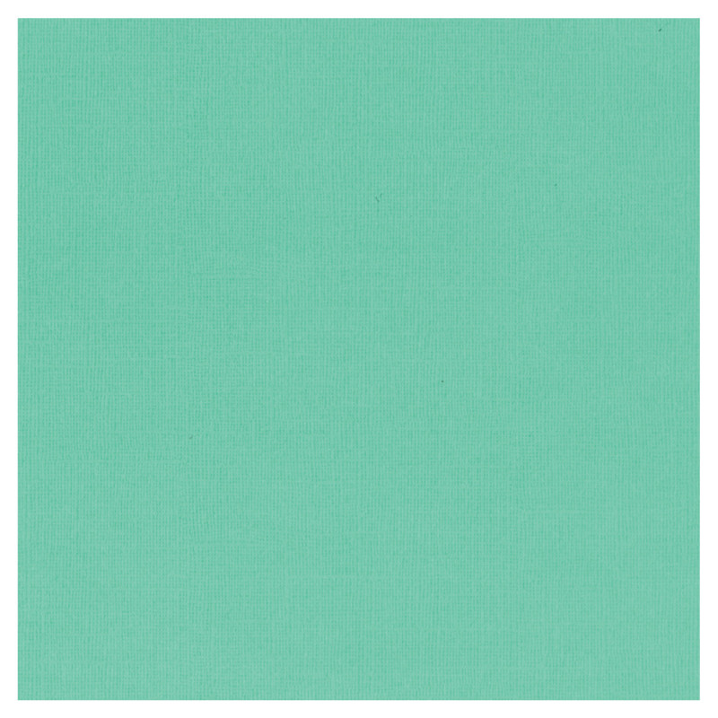 Couture Creations 12 X 12 Scrapbook Textured Cardstock - Seafoam/Sea Green 216gsm