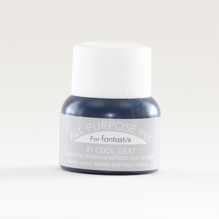 Tsukineko All Purpose Ink -  Cool Gray (15ml)
