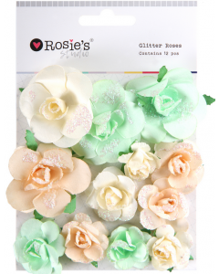 Rosies Studio Glitter Roses...