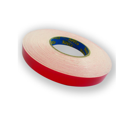 Tape Wormz White Double Sided Foam Tape - 1.5mm x 18mm x 10m