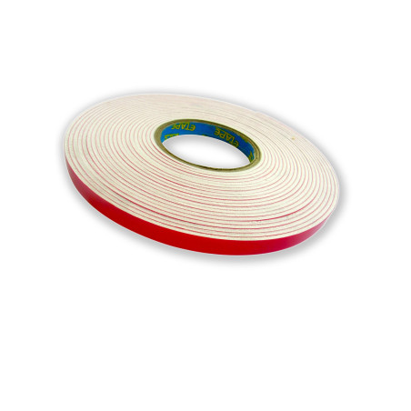 Tape Wormz White Double Sided Foam Tape - 3mm x 12mm x 10m