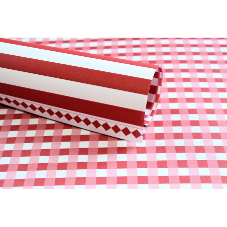 Lady Basic Essentials Paper - Gingham Red Pop