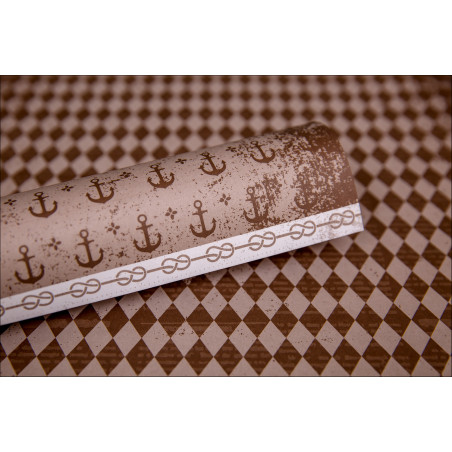 Lady Pattern Ooh La Limited Paper - Retro Sailor Chocolate Chilli