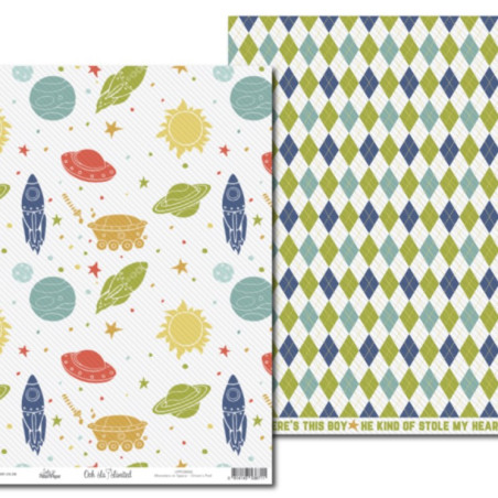 Lady Pattern Ooh La Limited Monster in Space Paper - Orion's Pod