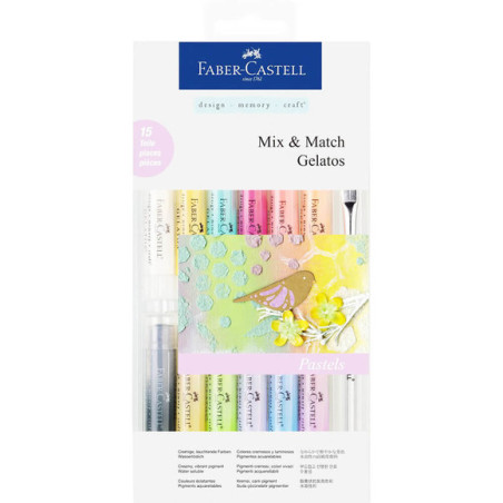 Faber-Castell Watersoluble Mix & Match Gelatos - Pastels