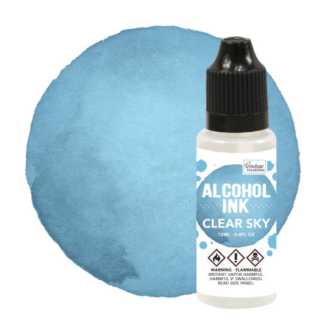 Couture Creations Alcohol Ink - Aqua / Clear Sky (12ml)