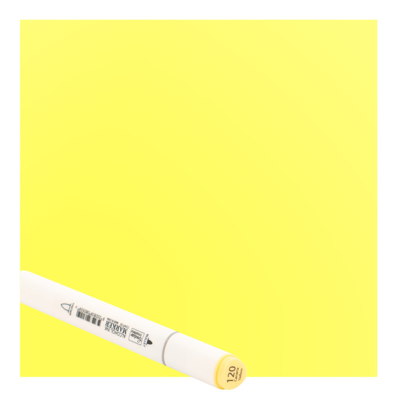 Couture Creations Twin Tip Alcohol Ink Marker - Canary Yellow
