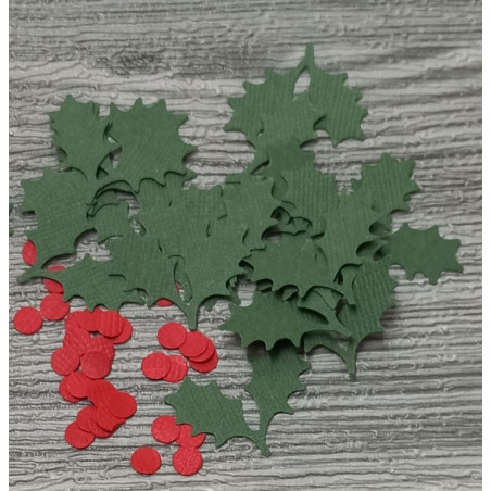 Scrapbook Studio Holly Leaves Die Cuts