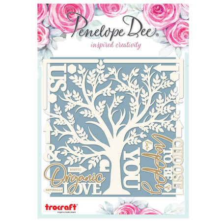Penelope Dee Naturally Chipboard - Organic Love Tree