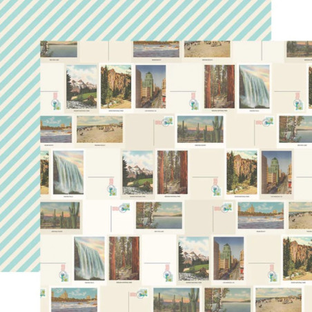 Simple Stories Going Places Paper - Let's Get Lost