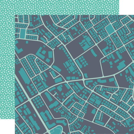 Simple Stories Let's Go Paper - Let's Be Tourists