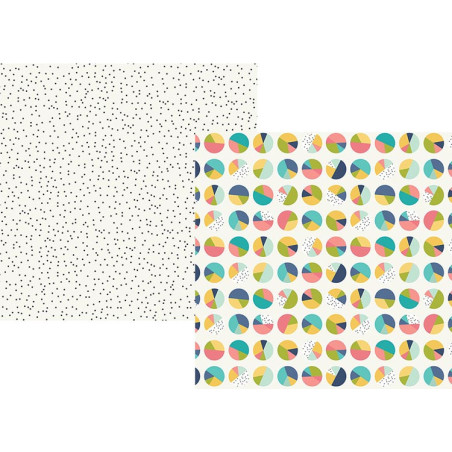 Simple Stories Domestic Bliss 12 x 12 Scrapbook Paper - I Can't Adult