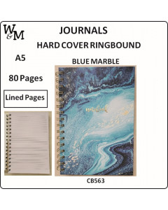 W&M A5 Journal Book - Blue...