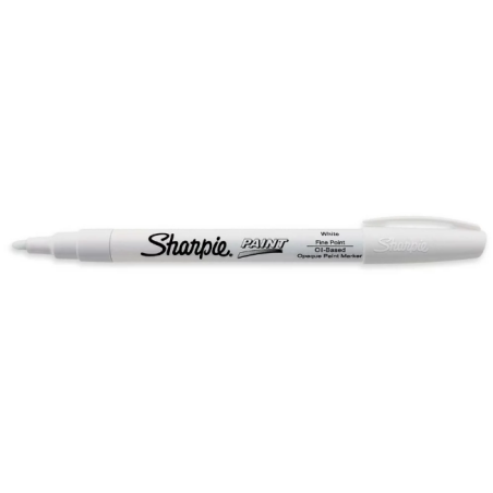 SHARPIE OIL-BASED PAINT MARKER FINE POINT - WHITE