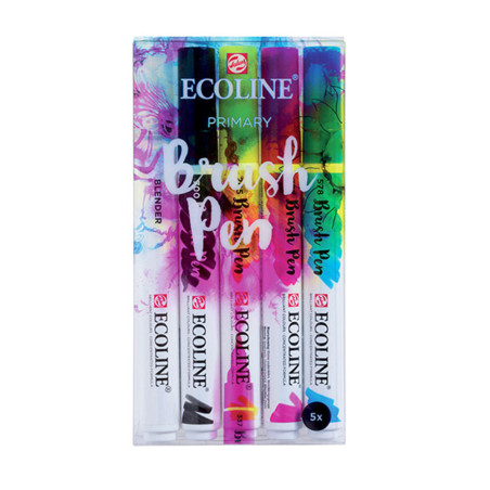 ECOLINE PRIMARY BRUSH PEN -5piece