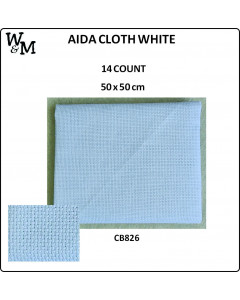 W&M Aida Cloth White 40...