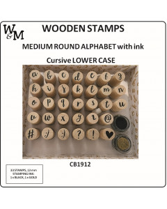 W&M Wooden Stamp Round...