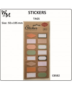 W&M Stickers - Tags