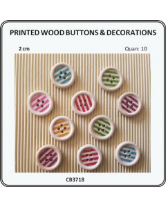 W&M Wood Buttons Print with...