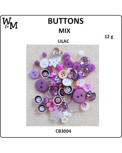 W&M Buttons Lilac Mix