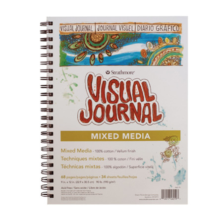 Strathmore 500 Visual Journal Mixed Media 190g 34 sheets
