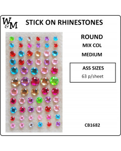 W&M Stick-on Rhinestones...