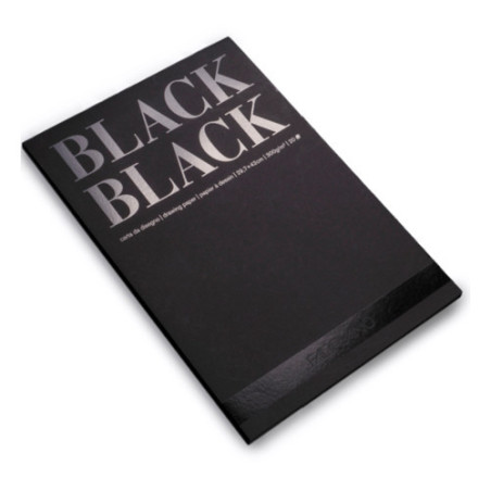 Fabriano Black Black Pad 300gsm A3