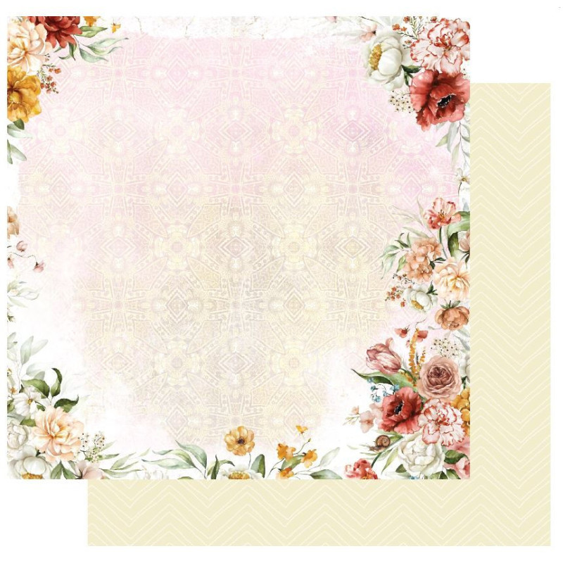 Uniquely Creative Boho Picnic 12 x 12 Scrapbook Paper - Delilah