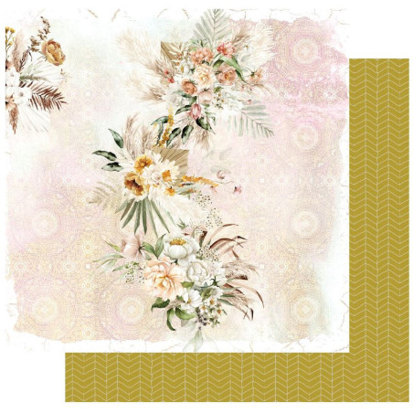 Uniquely Creative Boho Picnic 12 x 12 Scrapbook Paper - Freya