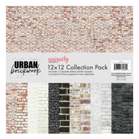 Uniquely Creative 12x12 Paper Pack - Urban Brickwork