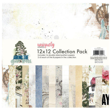 Uniquely Creative 12 X 12 Paper Pack - Among The Gumtrees