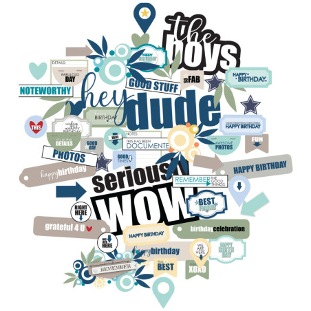 Uniquely Creative Die Cuts/Ephemera Pack - Main Street