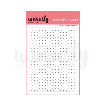 Uniquely Creative Embossing Folder Tiny Dots