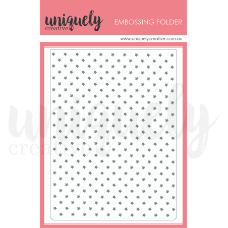 Uniquely Creative Embossing Folder - Tiny Stars