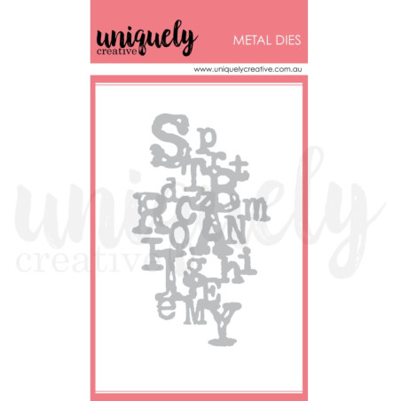 Uniquely Creative Cutting Dies - Type Texture