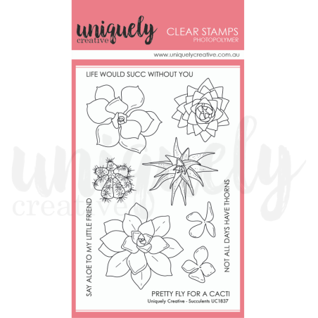 Uniquely Creative Stamp - Succulents