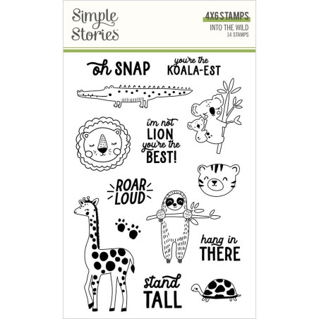 Simple Stories Clear Stamp - Into The Wild