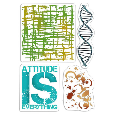 Ciao Bella Bad Girls Clear Stamp - Attitude Is Everything