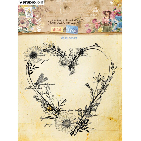 Studio Light Clear Stamp Wild Heart Wild & Free