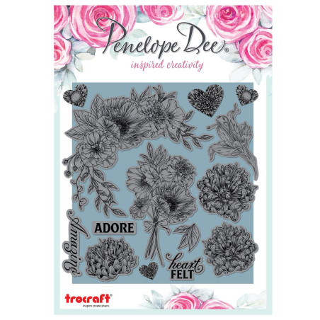 Penelope Dee Georgina Stamp - Floral Set