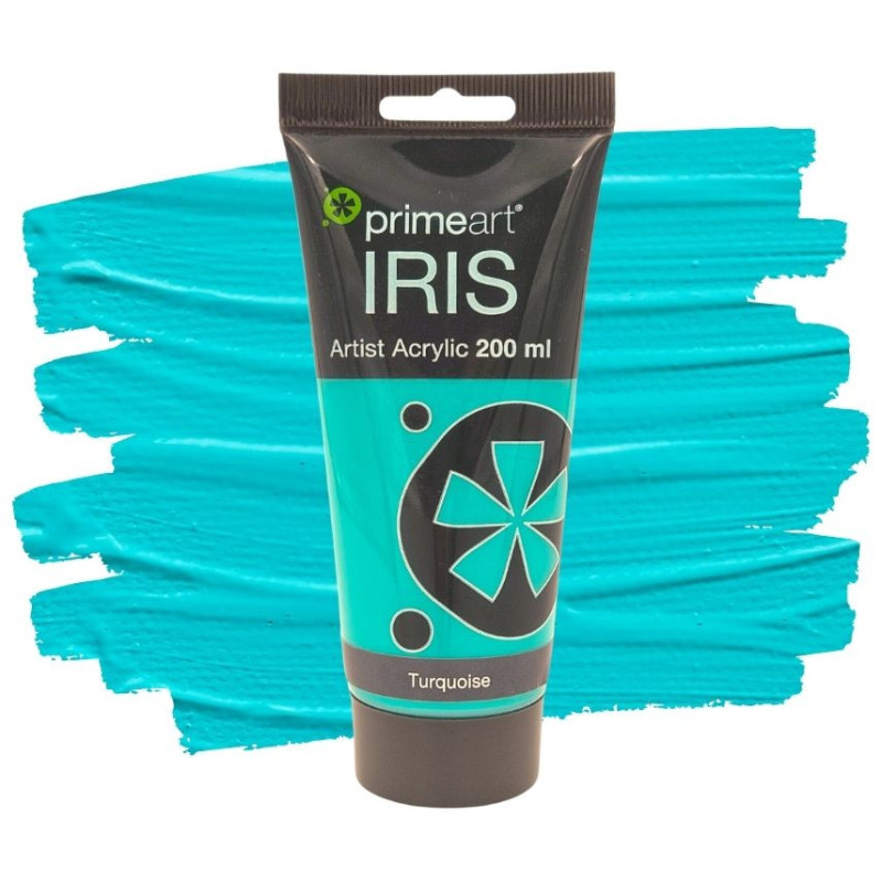 Primeart Iris Acrylic Heavy Body 200ml 004 Turquoise
